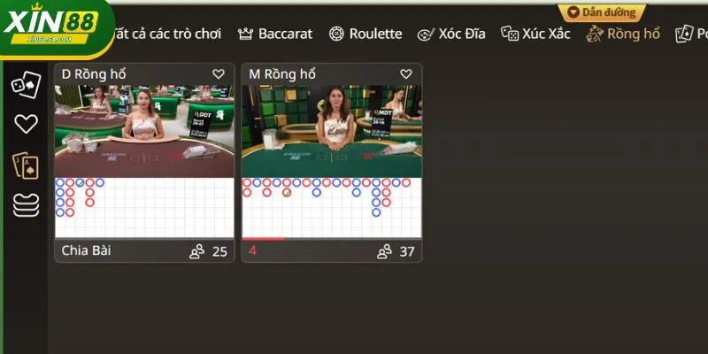 Đôi nét về trò chơi long hùm tại nhà cái XIN88